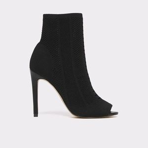 PEEP-TOE SOCK BOOTIE